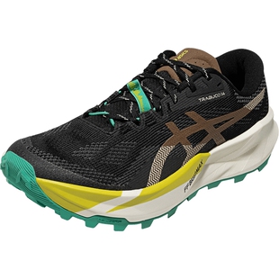 ASICS亚瑟士跑鞋男TRABUCO 14越野耐磨运动鞋1011C166-001