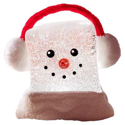 运韵冰块雪人水晶灯音乐盒八音盒