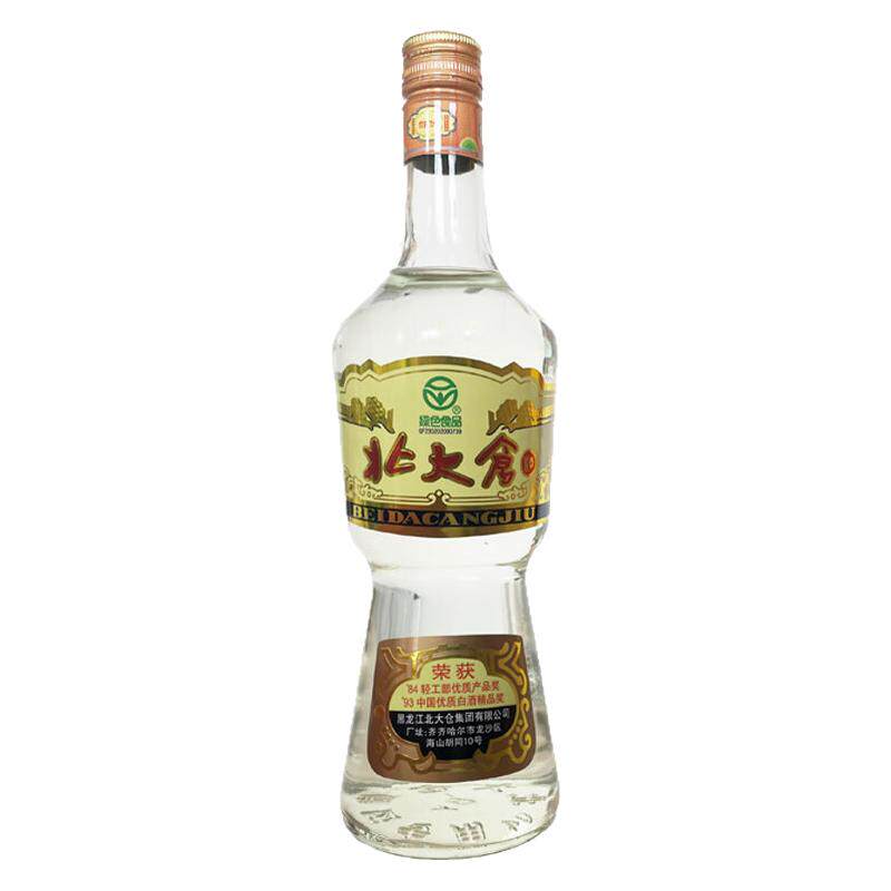 北大仓大部优经典1984大曲酱香型白酒50度680ml单瓶东北纯粮酒水
