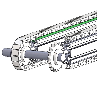 60P链条POM小链板40PPP