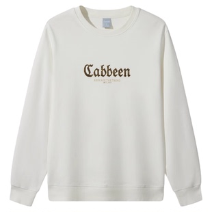 【轻奢高周波】卡宾长袖圆领卫衣男装2026春季新款宽松休闲上衣