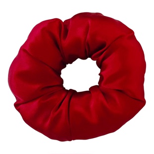 桑蚕丝枕头发圈8CM发圈非明星同款简约大肠圈气质百搭高级感真丝