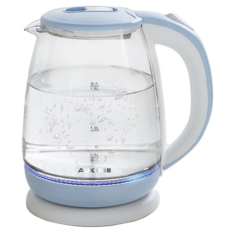 奥克斯玻璃电热烧水壶家用泡茶专用养生耐高温全自动断电2023新款