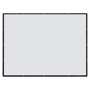 户外便携布幕电影幕布100/120/150/200/300寸影子舞皮影戏投影机投影仪简易折叠壁挂白软高清正背投投影布