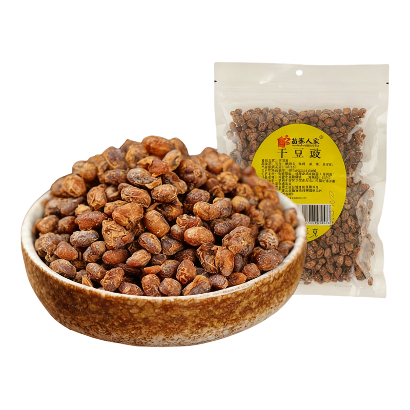 贵州特产干豆豉传统发酵佐餐调味品袋装臭豆豉炒菜臭豆豉干底料