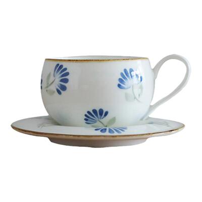 日式手作陶瓷咖啡蛋杯300ml