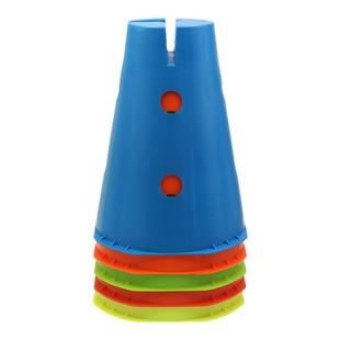 幼儿园感统训练雪糕桶器材家用儿童跨栏篮球平头标志桶障碍物锥桶