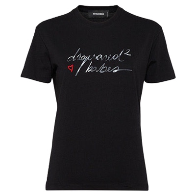 DSQUARED2/D2次方  女士圆领时尚棉质T恤上衣