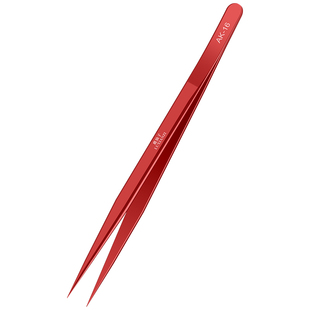 鹿仙子防静电细尖镊子不锈钢直尖头飞线镊子手机电子维修精密夹子