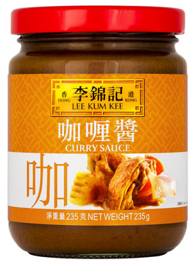 李锦记咖喱酱235g咖喱鱼蛋泰式料理不添加防腐剂味精专用咖喱酱