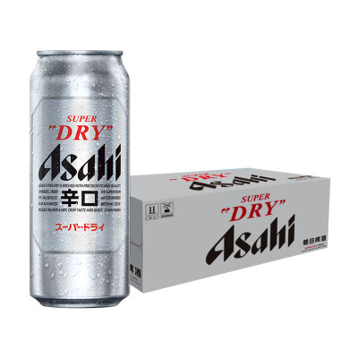 Asahi朝日超爽生啤酒500ml*24罐