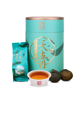白沙溪湖南安化黑茶正品天马产区新会陈皮天尖天马产区小青柑200g