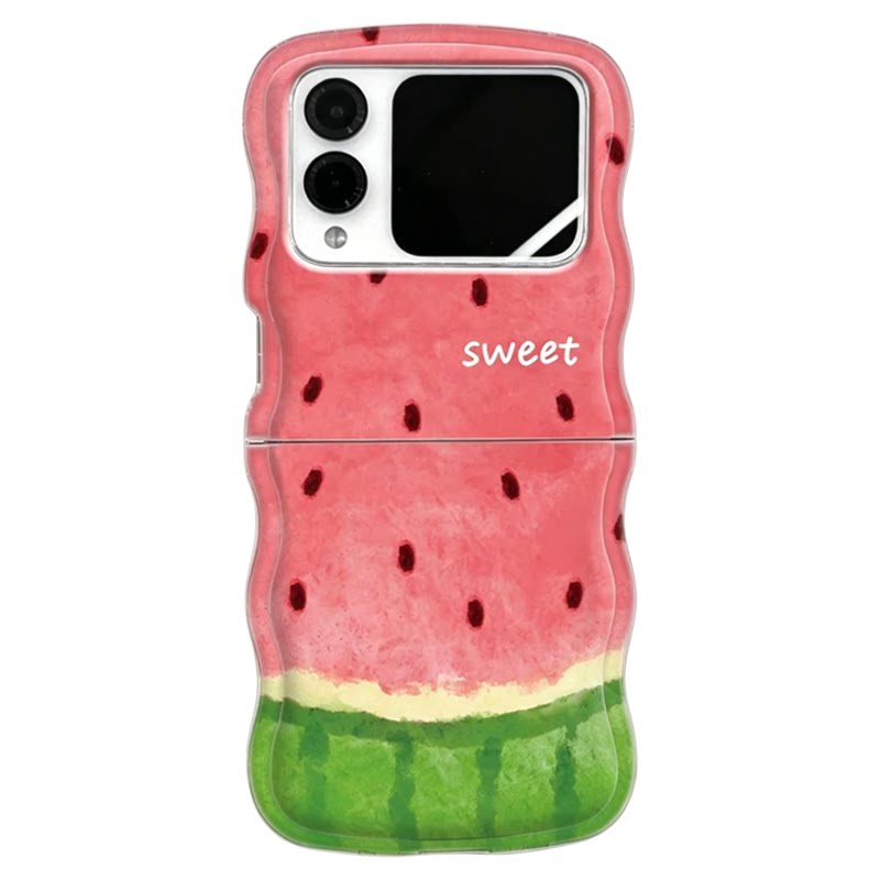 ins风小清新夏天西瓜适用华为novaflip手机壳新品高级感p50pocket网红爆款折叠手机壳pocket2防摔外壳保护套