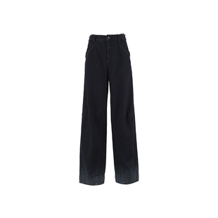 YOEYYOU 设计师25秋冬新品休闲造型翻边牛仔气球裤SOLSOL买手店