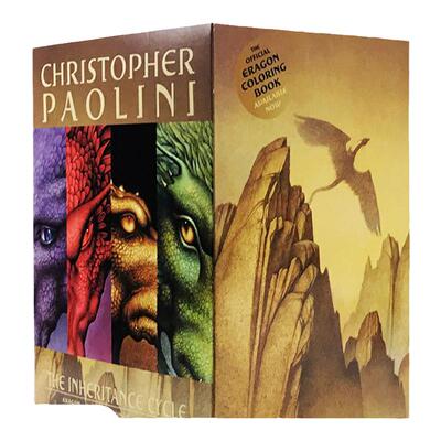 英文原版 The Inheritance Cycle 龙骑士 四部曲套装 伊拉龙 长老 帝国 遗产 克里斯托夫·鲍里尼 进口英语书籍