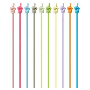 马卡龙色早教儿童指读棒幼儿读书阅读可爱创意手指教学棒鞭指示棒