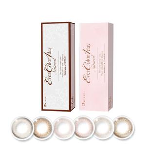 aisei爱谢EverColor日抛美瞳珍珠米白大直径10P*3盒糖霜乌梅