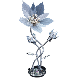 机械党彼岸花金属高难度拼图花朵潮流积木摆件节日礼物赵牧辰同款