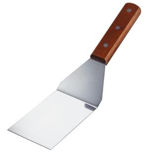 摆摊铁板烧铲子不锈钢煎铲商用油灰刀手抓饼工具扒铲料理铲炒冰铲
