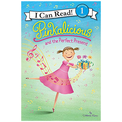 粉红控和完美礼物 英文原版 Pinkalicious and the Perfect Present 幼儿儿童图画故事书 I Can Read Level 1分级读物 英语书籍