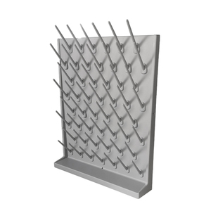 实验室滴水架PP单双面可调27棒烧杯架沥水化验室器皿凉干架高密度