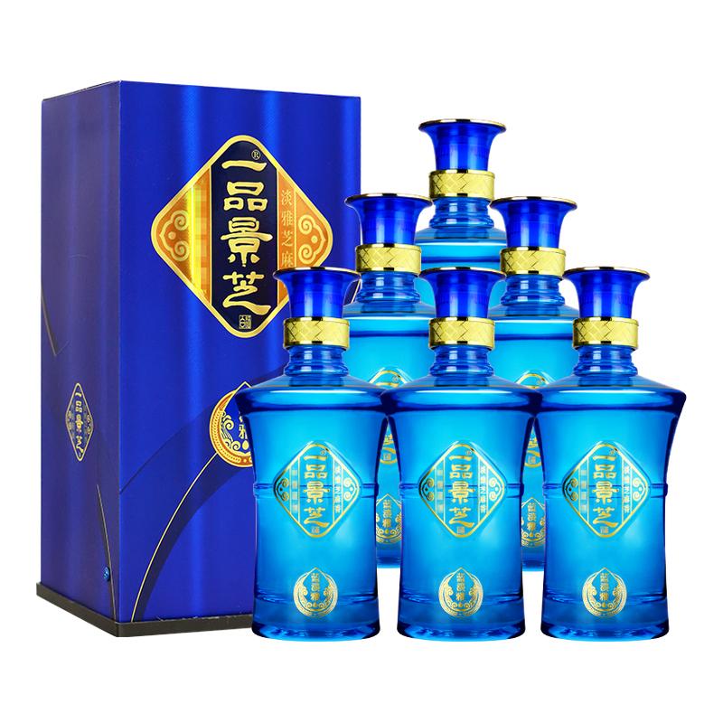 一品景芝藍(lán)淡雅 芝麻香型白酒52度500ml*6整箱不參與店鋪活動(dòng)