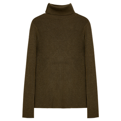 图曼朵2025春新款羊毛打底上衣女