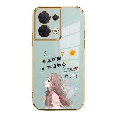 适用opporeno8硅胶欧美保护壳