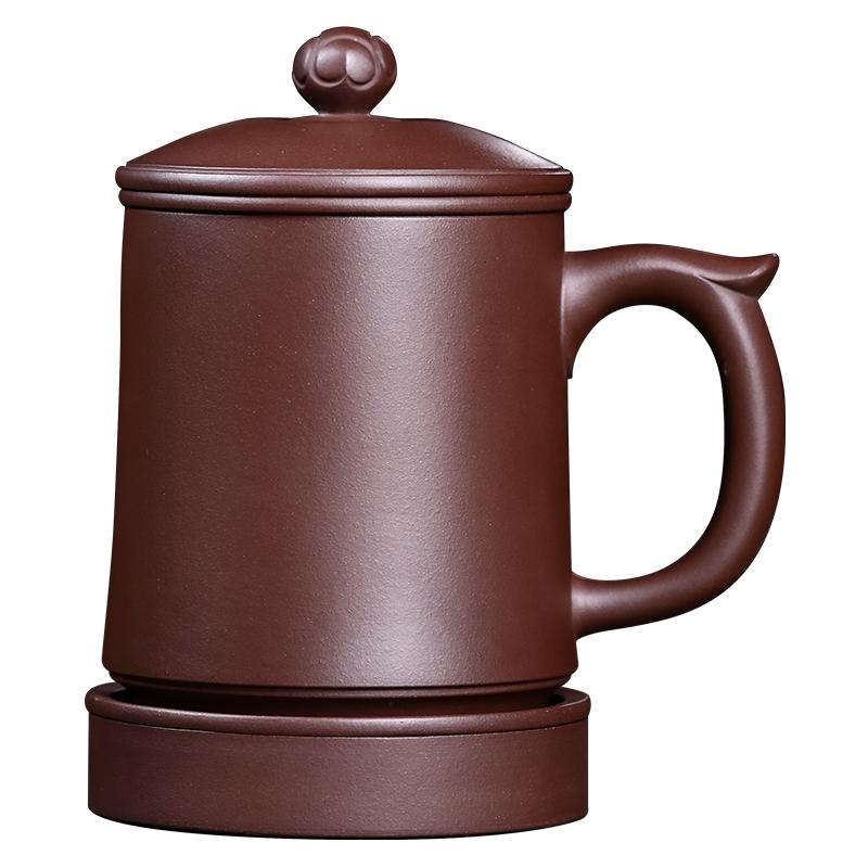 宜兴紫砂杯可刻字高档泡茶杯礼物