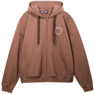 肌肉狗 运动连帽开衫卫衣男秋冬新品时尚宽松套头衫健身训练外套