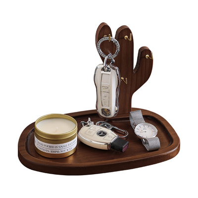 放钥匙扣的摆件门口客厅轻奢高档