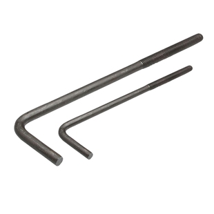 7字型地脚螺丝A3钢泰展直角地脚螺栓L形地脚M20M24M27M30预埋螺杆