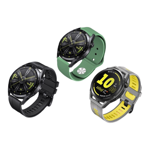 适用华为Watch GT3官方同款硅胶GT4表带gt2 pro环保watch3智能4手表Pronew运动watch GT Runner荣耀1替换2e