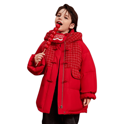 鸭鸭童装儿童羽绒服加厚