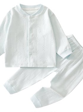 小聪熊婴儿衣服秋季贴身分体套装