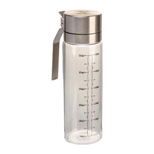 摩登主妇304不锈钢油壶厨房家用酱油醋调料瓶不挂油玻璃油瓶油罐