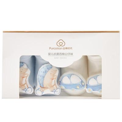 2024全棉时代2024婴儿抗菌公仔袜