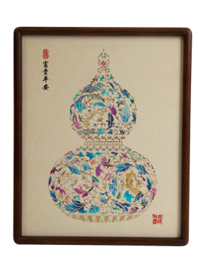 铜葫芦客厅玄关装饰摆件轻奢高档