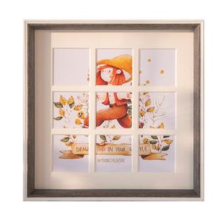 洗照片相框摆台九宫格画框