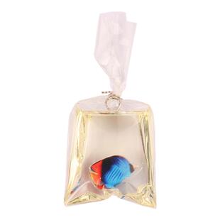 袋子里的小鱼可爱迷你海洋热带鱼小动物公仔模型玩具玩偶娃屋道具