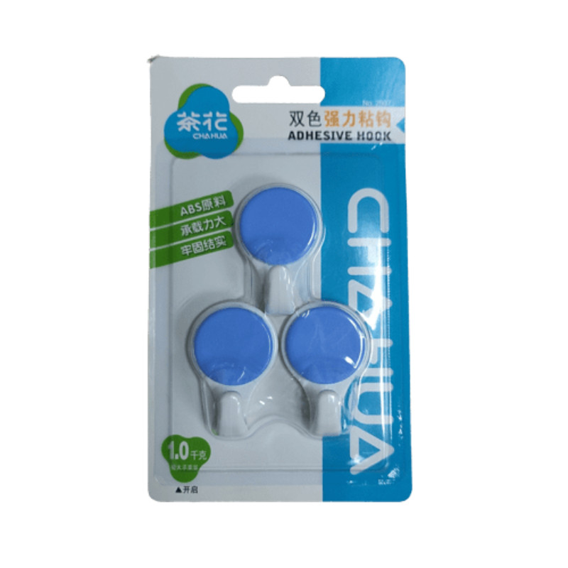 茶花2902方型五金强力粘钩卡通