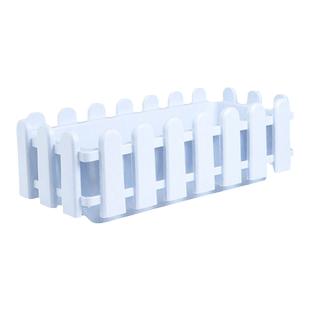 栅栏式花盆长条长方形花槽塑料菜园大号种菜盆树脂阳台专用居家