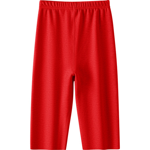 秀禾打底裤女红色德绒发热秋裤婚纱礼服内搭提臀收腹防走光三分裤