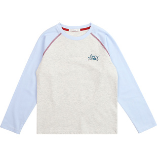 纯一良品女童长袖T恤2026春季新款儿童舒适内搭上衣女孩棉打底衫