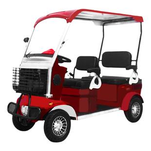 小巴士老年代步车四轮电动车四座A900老人景区电动观光车老头乐