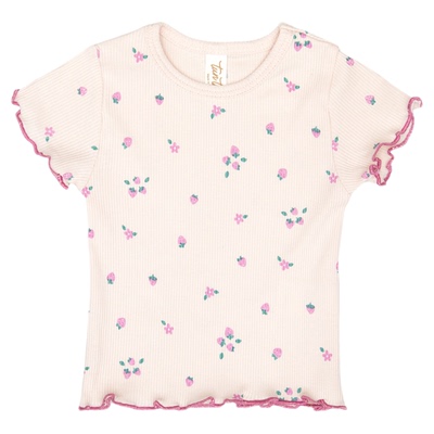 Little现货美国tuntun SS26春夏女宝木耳边短袖短裤吊带花苞裤