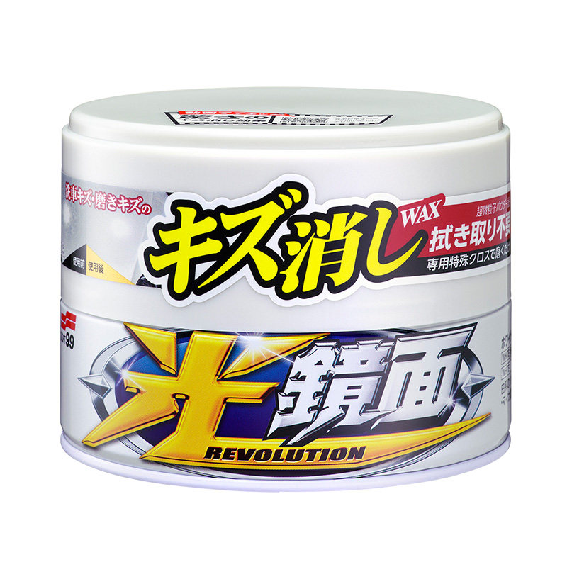SOFT99光镜面软蜡白色汽车用