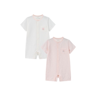 TeenieWeenie Kids小熊童装25夏款男女宝宝短袖连体哈衣两件套