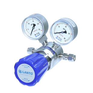 316L不锈钢高压减压阀氮气氧气钢瓶氢气精密气体减压器精准调压阀