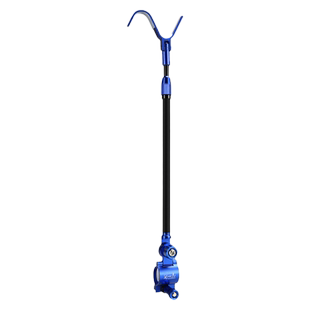 通用炮台后挂天线铝合金竿挂防滑架杆配件鱼竿钓鱼支架羊角头快拆